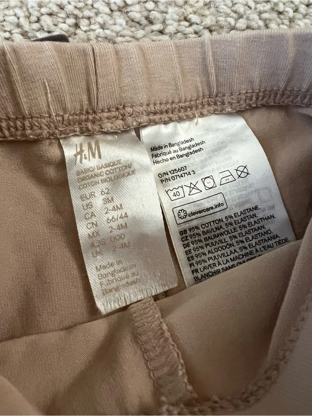 Set of H&M Neutral Bodysuits and Panta